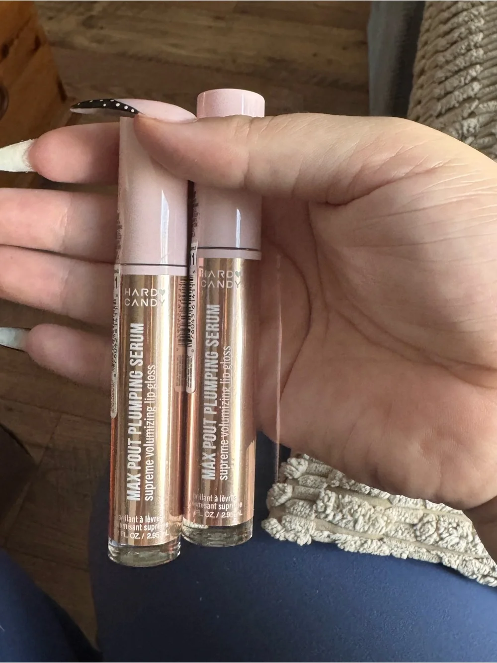 Hard Candy Lip Plumping Clear Gloss Set of 2
